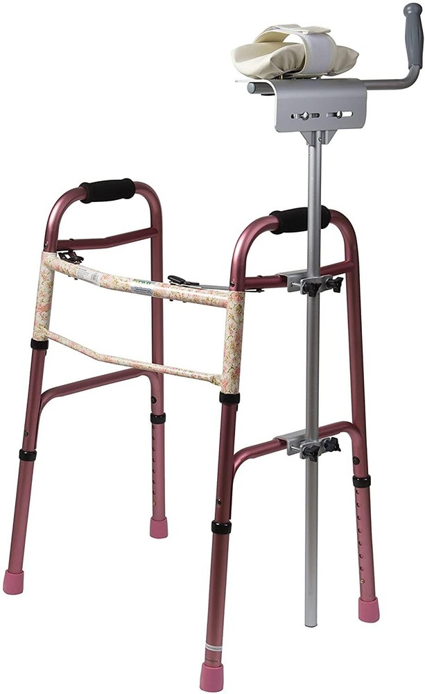 MABIS Walker Platform Attachment With Adjustable Padded Cuff, No Tools Needed, A