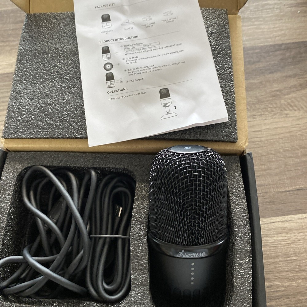 USBmic Game Series Ultra Compact Mute Mode Indicator Adjustable Angle/am