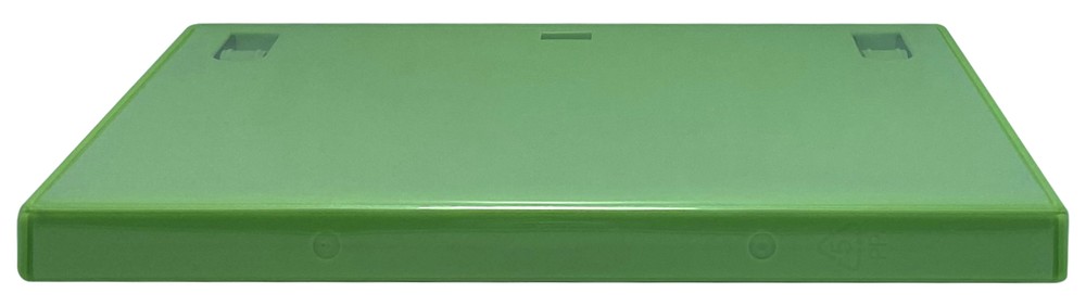 100 STANDARD Solid Green Color Single DVD Cases & 100 OPP Bags