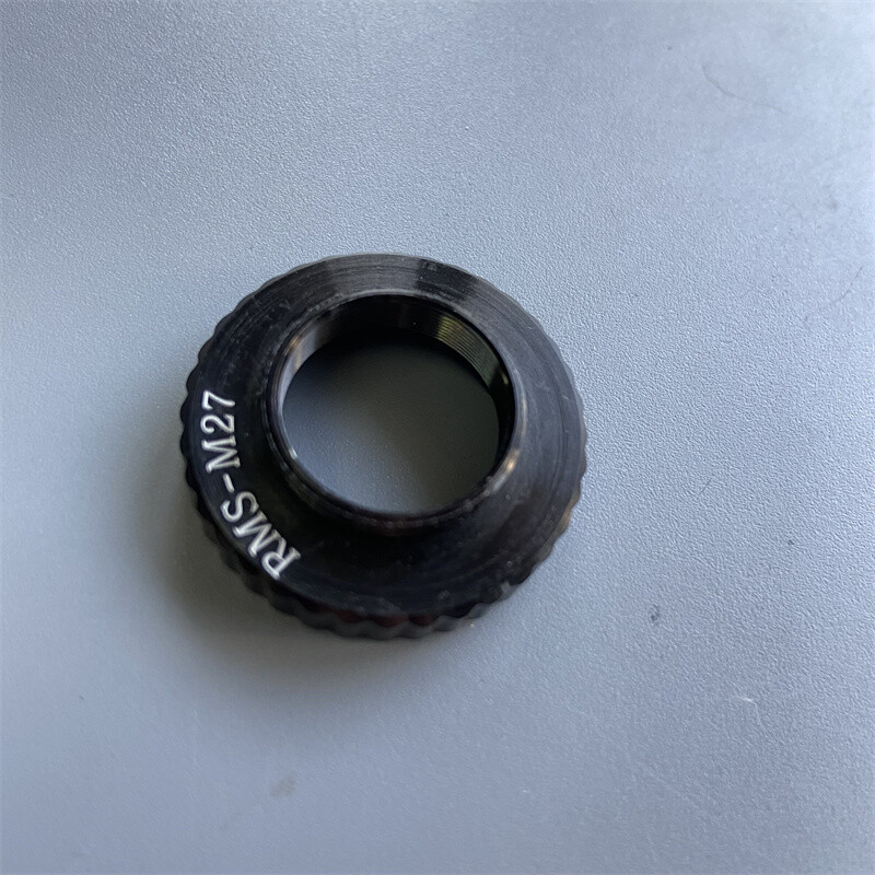 2PC Microscope Objective Lenses Adapter Ring RMS to M27 Objective Extension Ring
