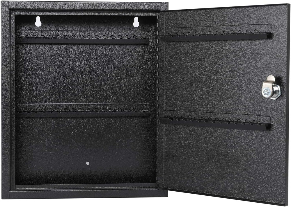 Key Storage Lock Box with Key, Locking Key Cabinet, 60 Key Management Wall Mount
