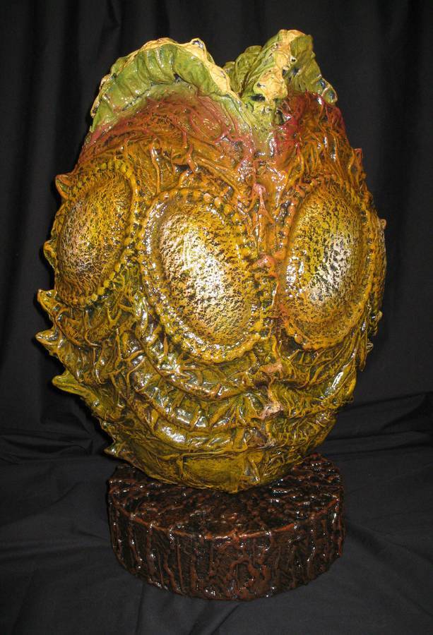 Alien Xenomorph Egg - mixed-media full 3-D sculpture