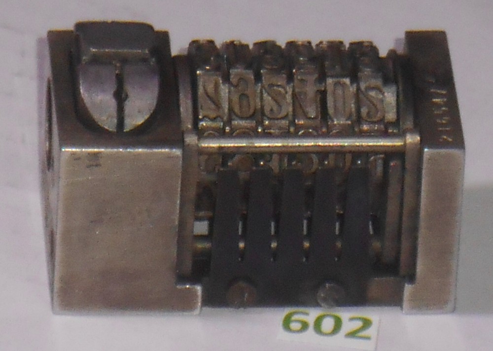 WETTER Letterpress Numbering machine | 602