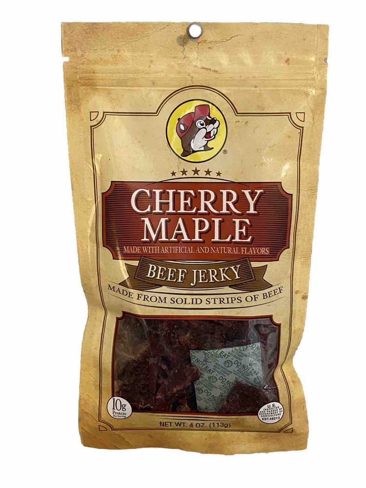 Bucees Cherry Maple Beef Jerky 4oz
