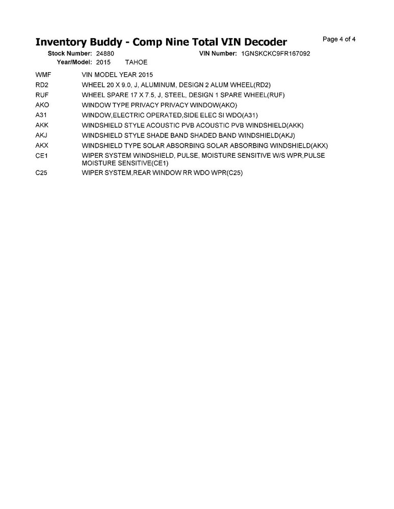 Used Blind Spot Detection System Warning Control Module fits: 2015 Chevrolet Tah