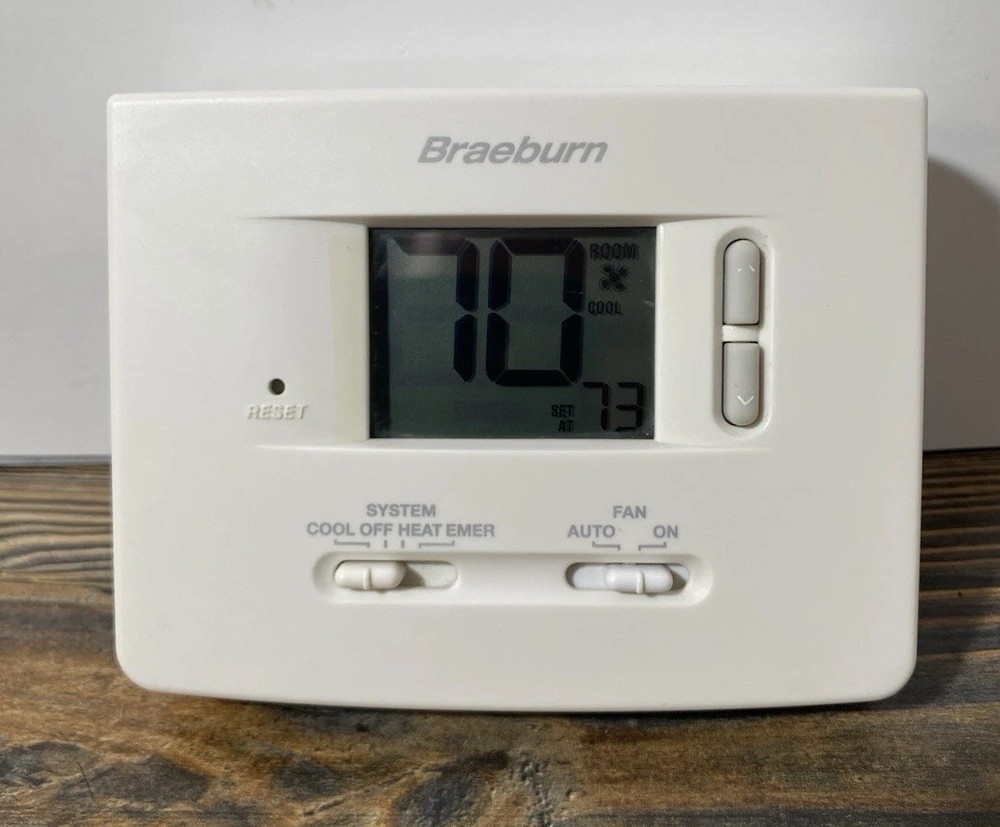Braeburn 1220NC Digital Non-Programmable Thermostat - White