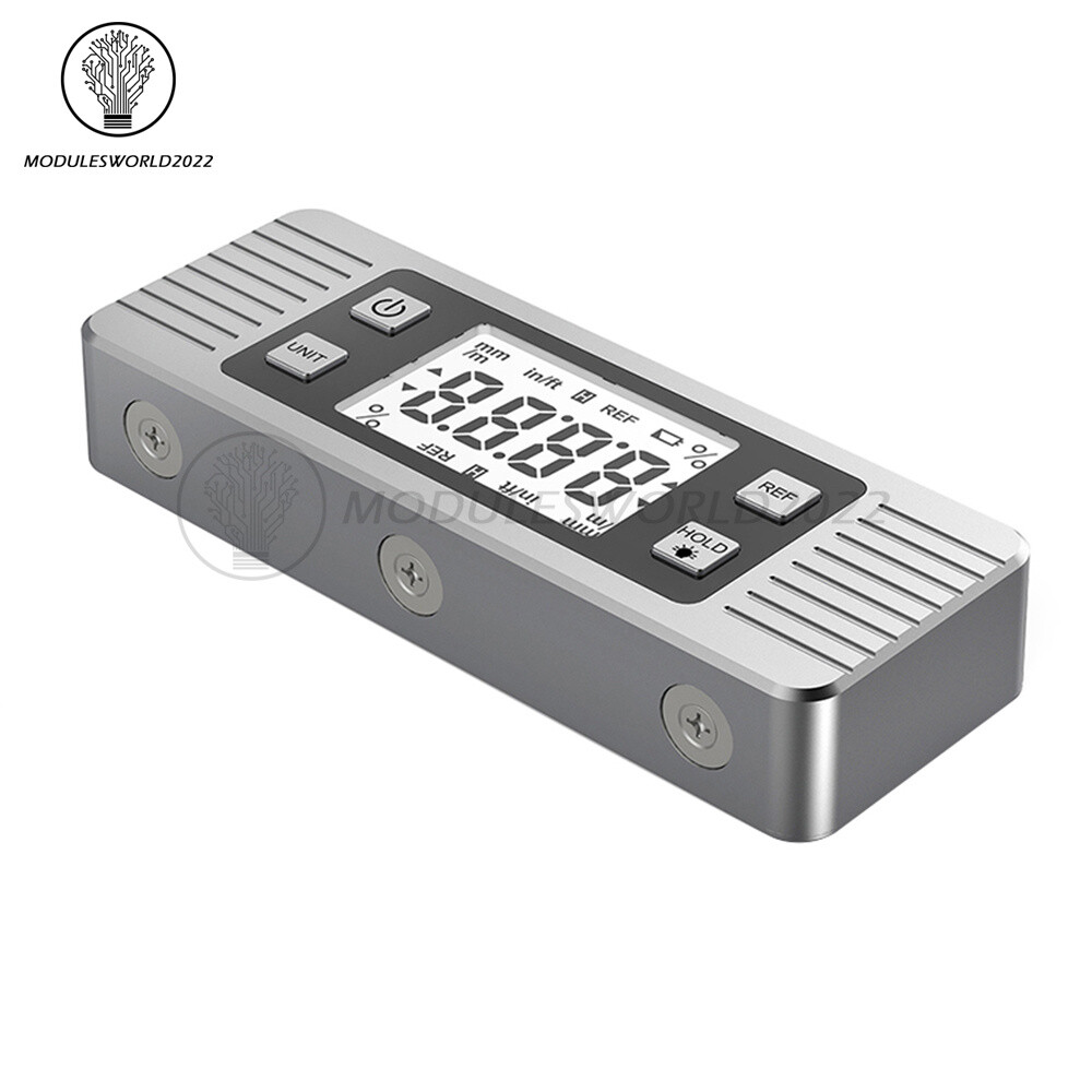 Digital Protractor Angle Finder Inclinometer 4*90° Magnets Level angle slope