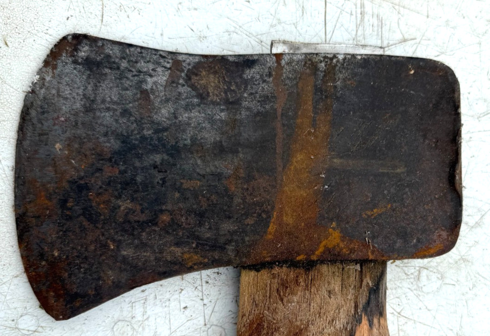 Vintage Master Mechanic Axe Tool 35" Long Hickory Handle
