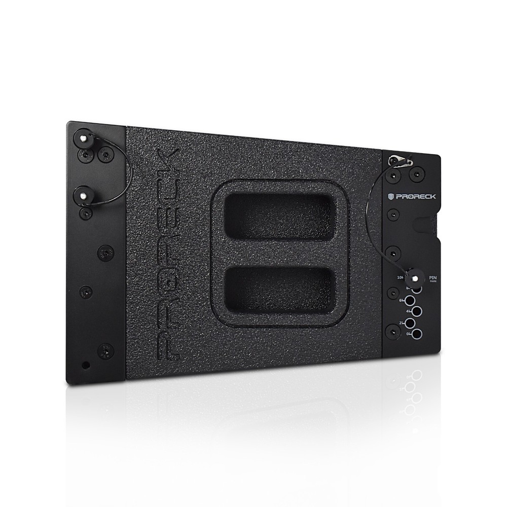 PRORECK Dual 8'' Powered Array Speakers Full Range 4000W P.M.P.O with Fly Frame