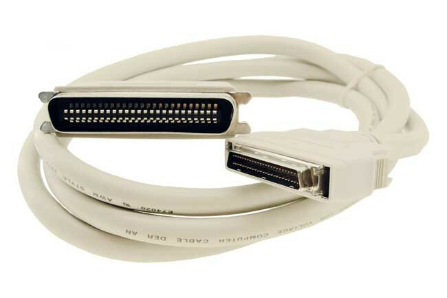 6FT Half Pitch Micro DB50 Male to Centronic Male SCSI Cable (HPDB50M to CN50M)