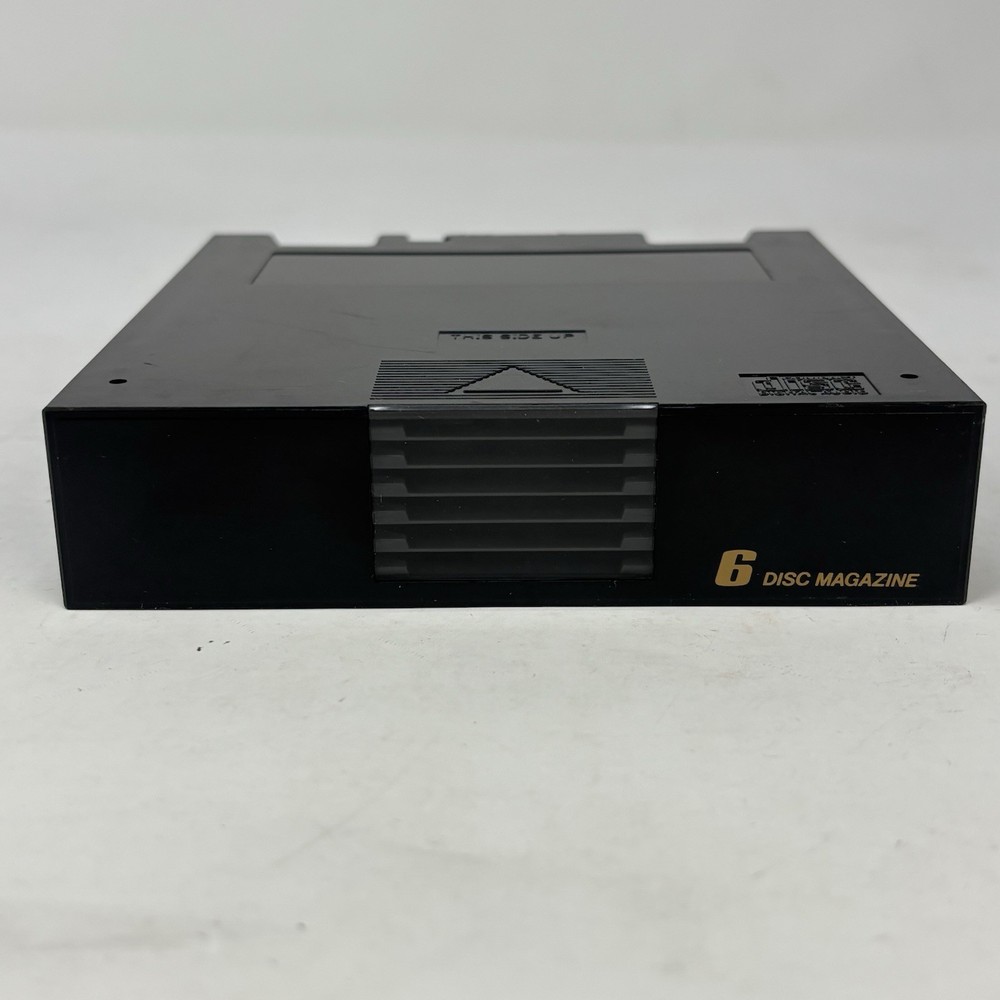 JVC 6 CD Compact Disc Magazine XC-M75 Single Automatic Changer Black Retro EUC