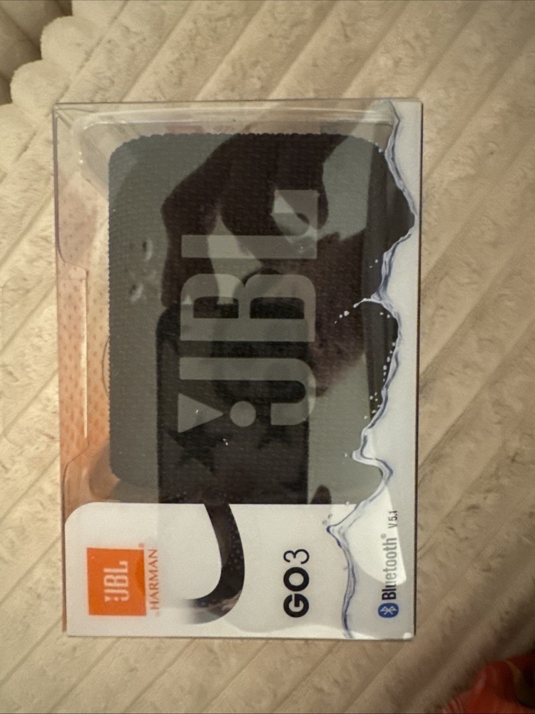 JBL GO3 Portable Waterproof Wireless Speaker - Black