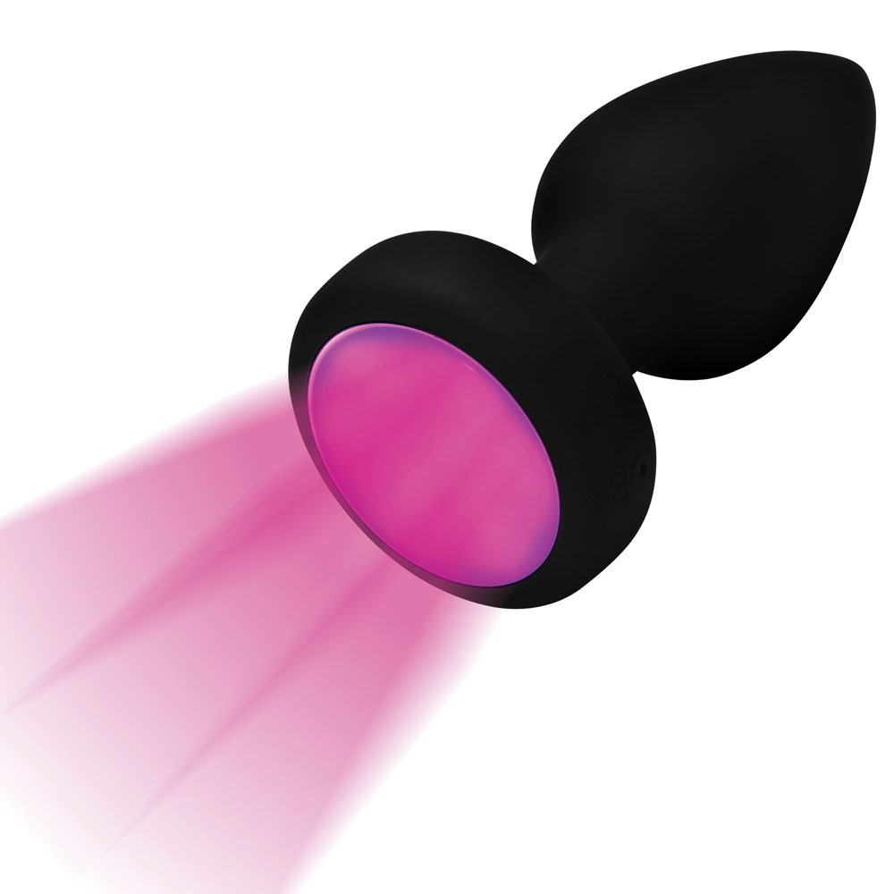 Remote Control Anal Butt Plug Vibrator Silicone 7 Modes Rechargeable