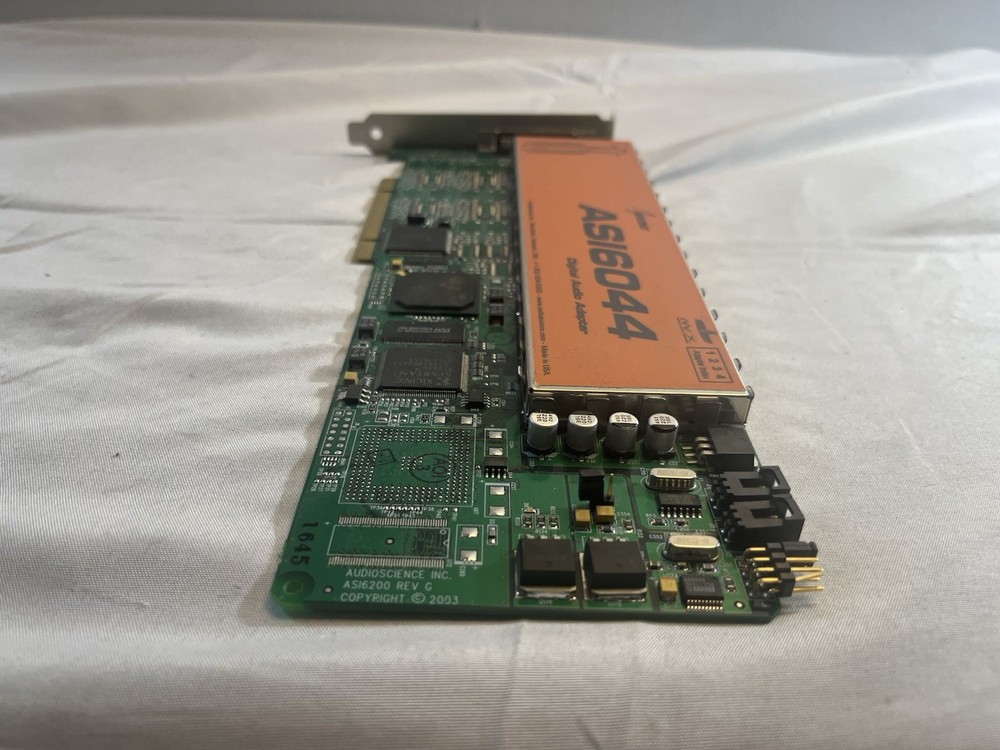 AudioScience ASI6114 AES Digital & Balanced Analog Multichannel Audio Broadcast