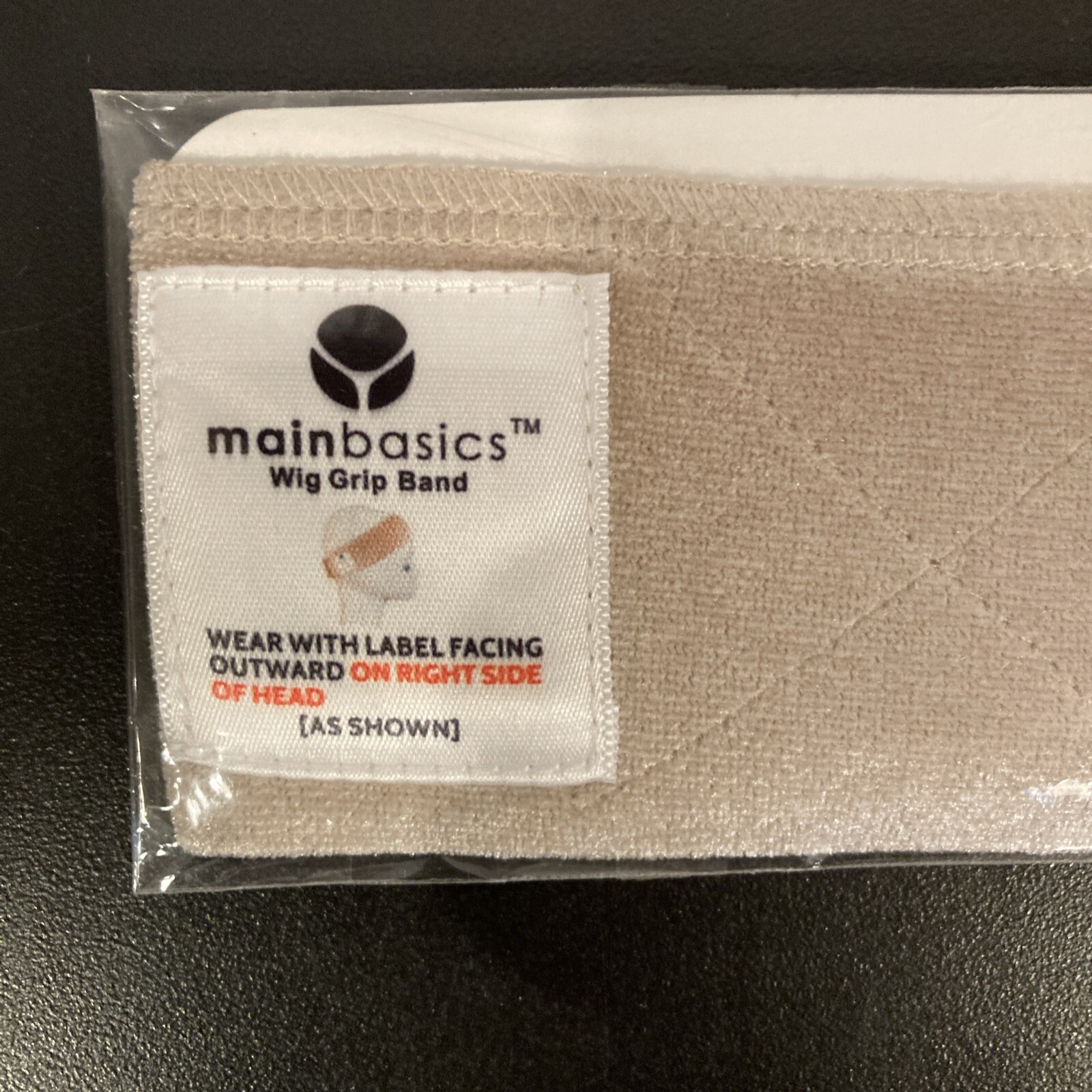 Mainbasics, Wig Grip Bands,  Keeps wigs in place, 2 Pieces