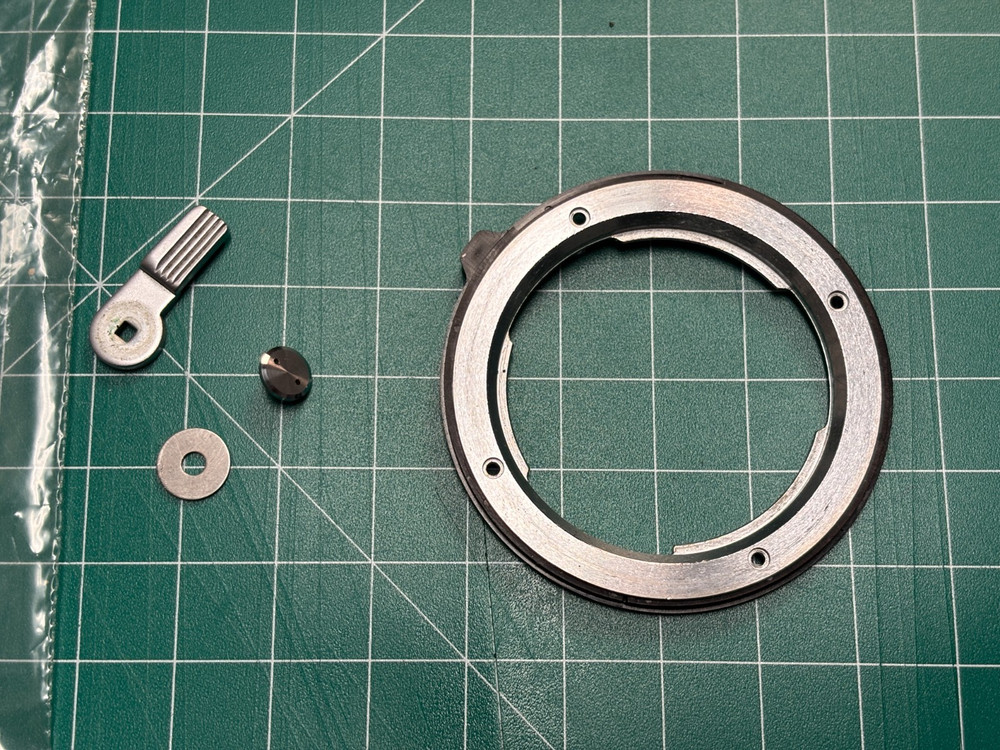 Minolta SRT 201 Camera Lens Flange and Timer Lever