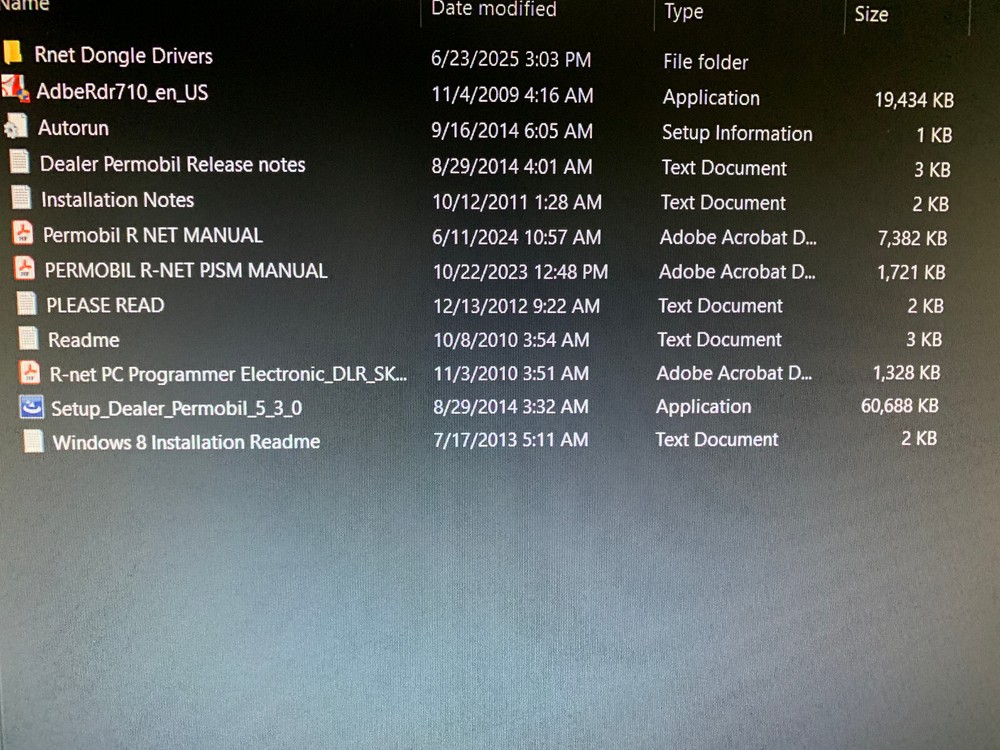 R-Net Dongle Programing Software Compact Disc For Permobil, Amy Systems, Quickie