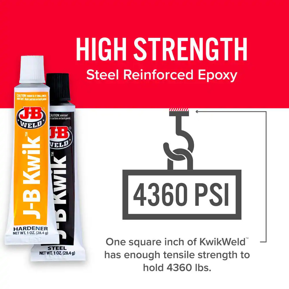 2 1 Oz. Twin Tube Kwikweld Epoxy