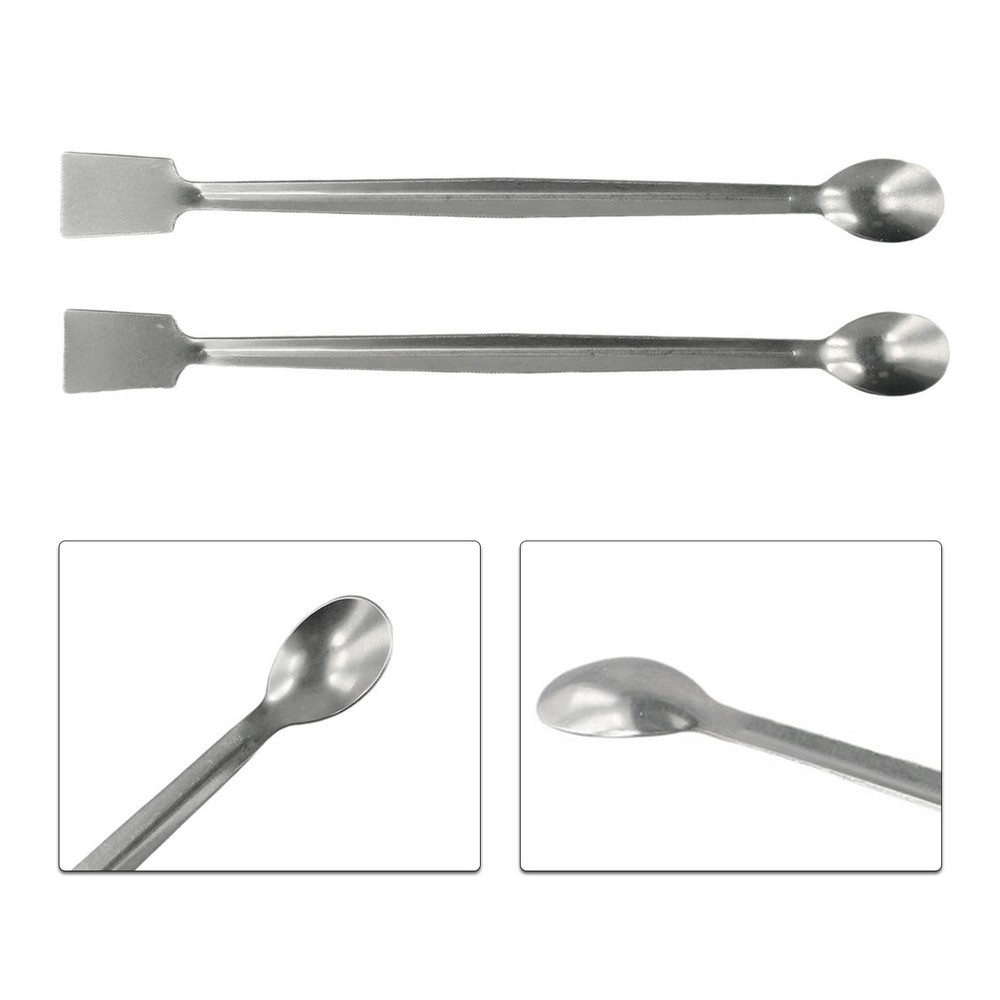 Durable Lab Sampling Spoon Stainless Steel Colour Comfortable Material