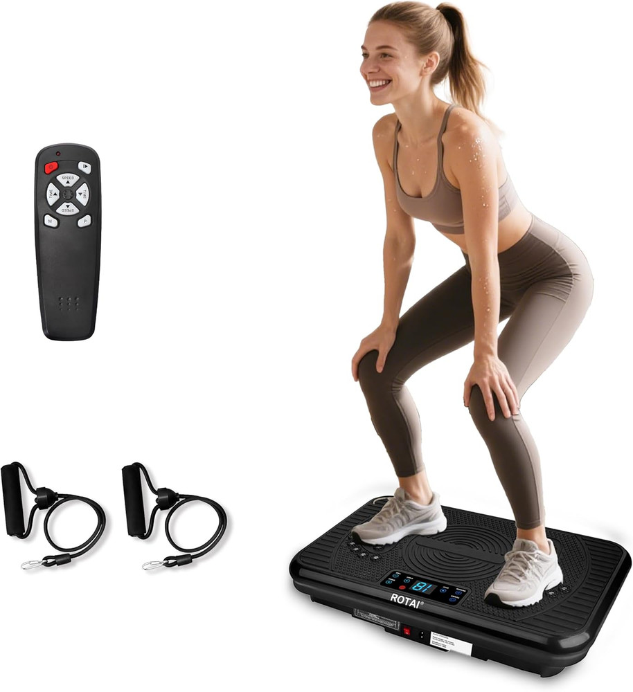 Vibration Exercise Machine for Lymphatic Drainage, 400 Lbs Capacity, Whole Body