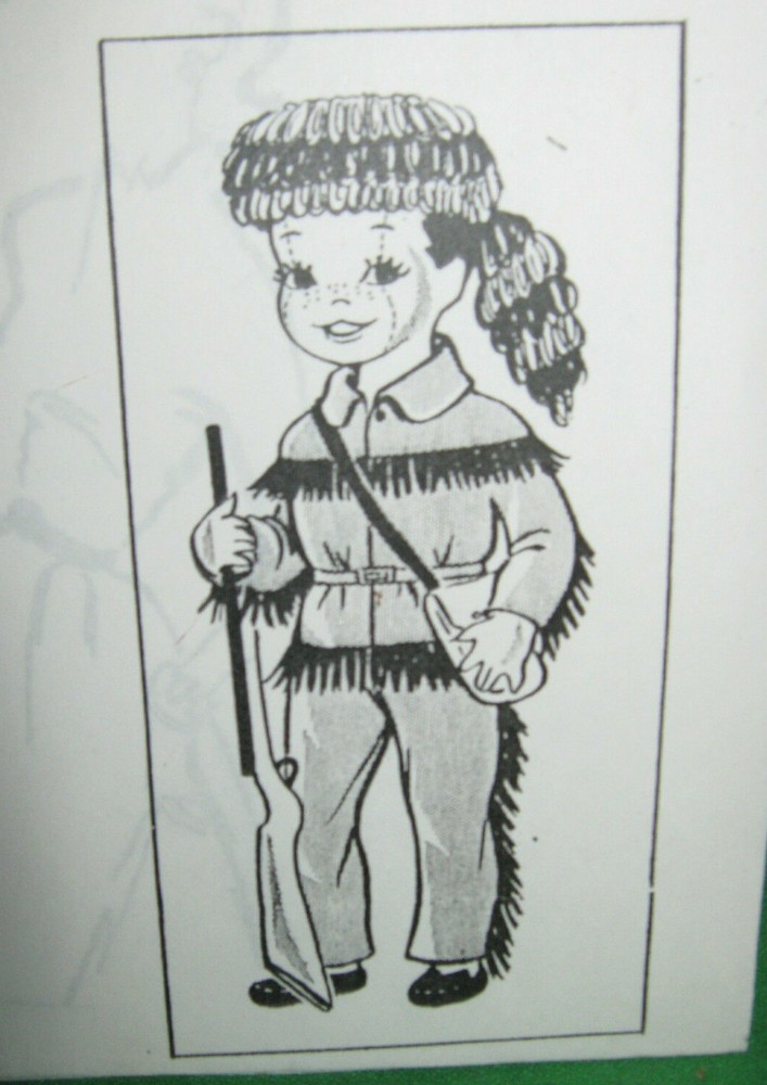 Davy Crocket Rag Doll Pattern