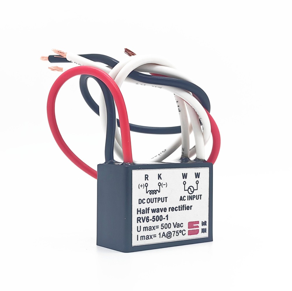 RV6-500-1 Half wave rectifier 500 Vac 1A@75℃ brake rectifier