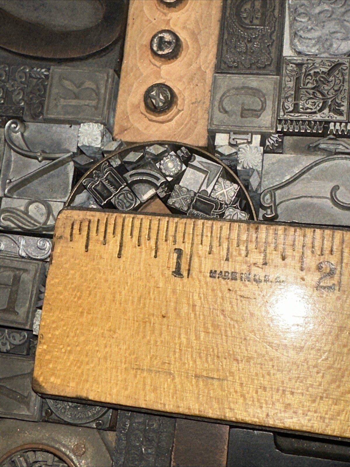 Printing Blocks Ornamentals Borders Dingbats. Wonderful Variety!! #D Beautiful!