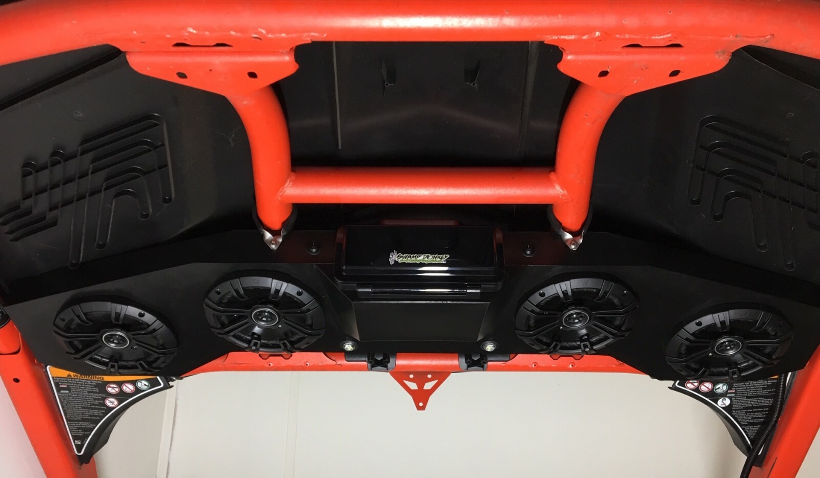 CAN AM X3 Maverick Stereo Radio Kicker 4 speaker Bluetooth sound bar