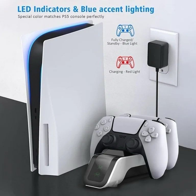 PS5 Controller Charger Dock PS5 Controller Charger Station For PlayStation 5
