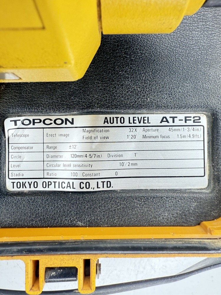 Topcon AT-F2 Auto Level w/ Case