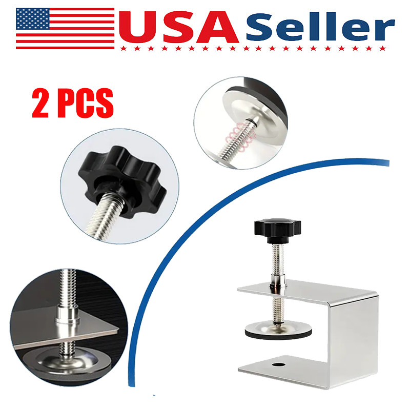 2-Pack Cabinet Drawer Front Clamp & Clip Alignment Tool for Easy Installation &