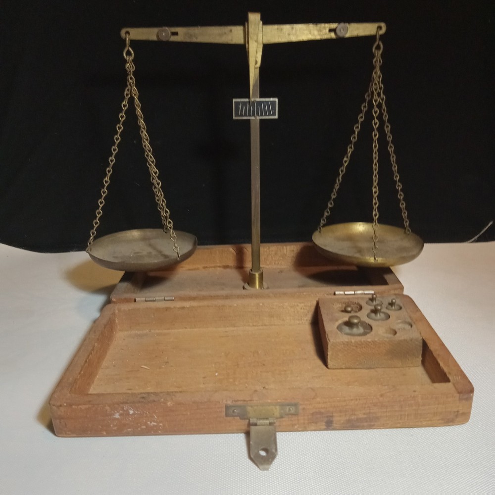 Antique Brass Balance Scale