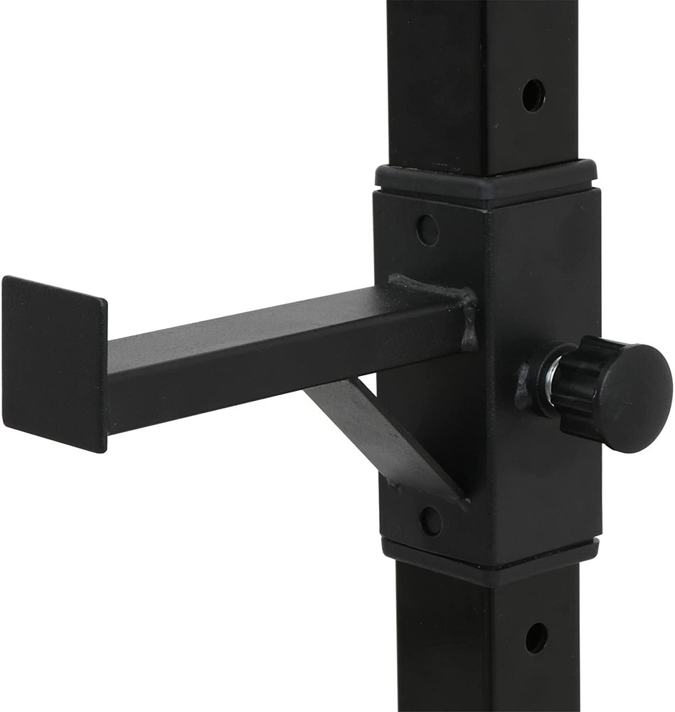 Exercise Adjustable Rack Standard Solid Steel Squat Stands Barbell Bench Press