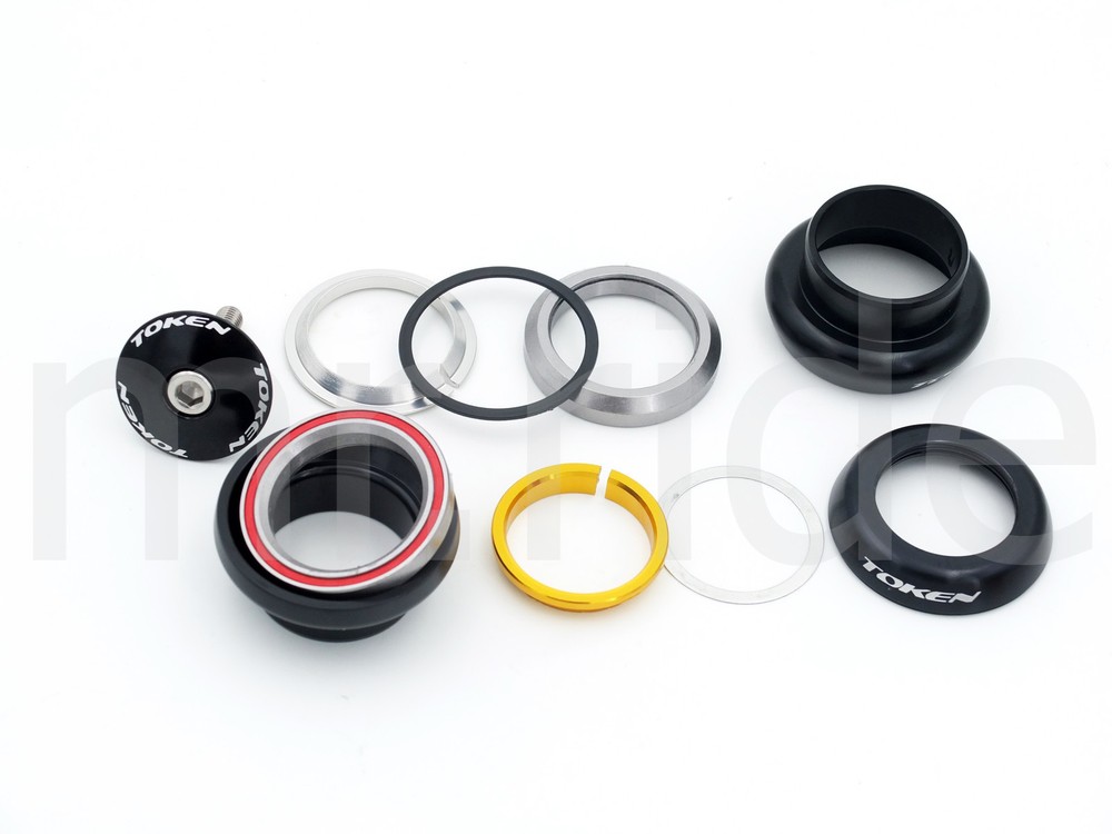 Head set TOKEN "Heggset" TK 060 for 1 1/8" integrated + threadless Black