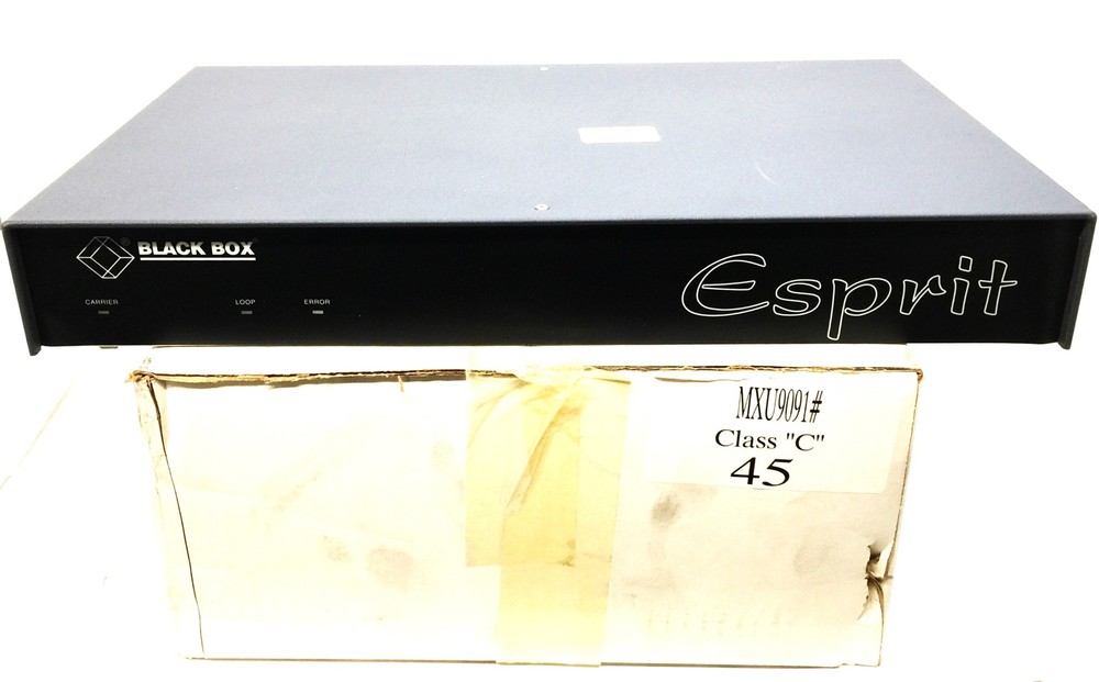 Black Box Esprit Statistical Multiplexer Black Box Multiplexer MXU9091# NOS