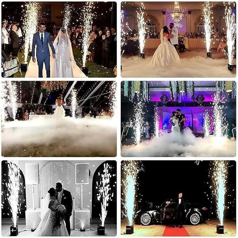 4Pcs 700W Cold Spark Firework DJ Event Party Machine Stage Effect DMX512 Machine
