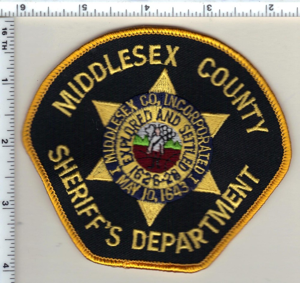 Middlesex County Sheriff's Dept. (Massachusetts) Shoulder Patch  new from 1992
