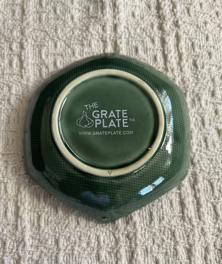 The Grate Plate Ceramic Grating Plate Sage Green
