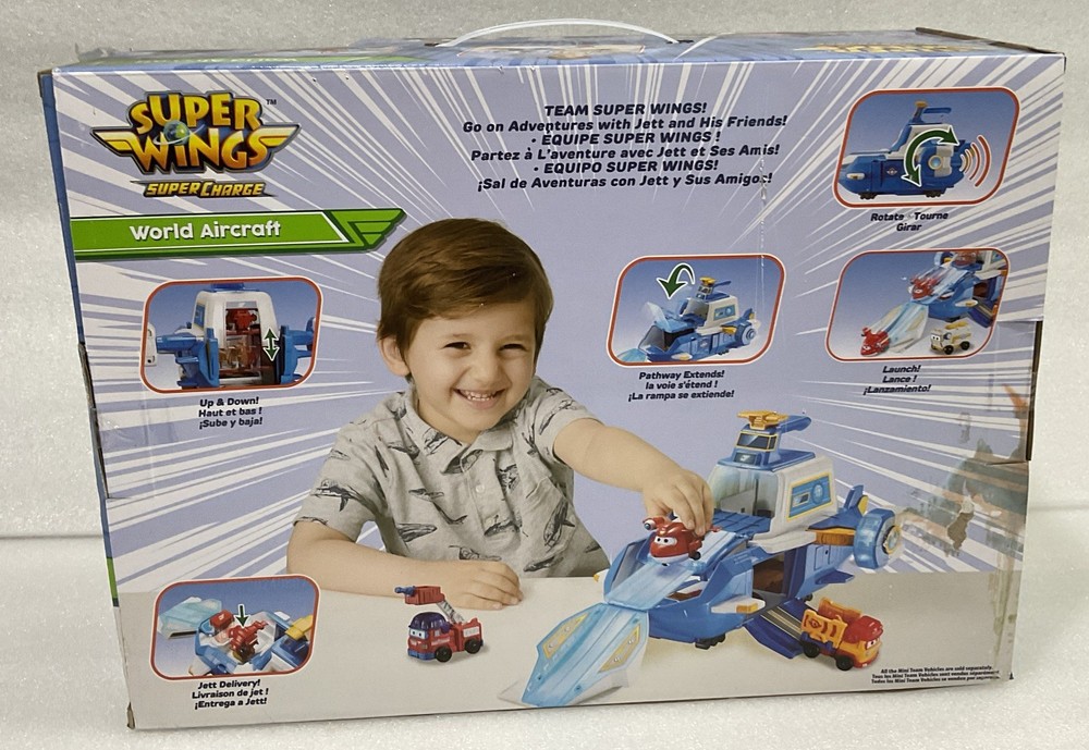 Super Wings Transform-A-Bot World Aircraft Play Set
