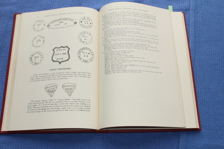 Maine Postal History and Postmarks Sterling T Dow BlueLakeStamps Useful Info!