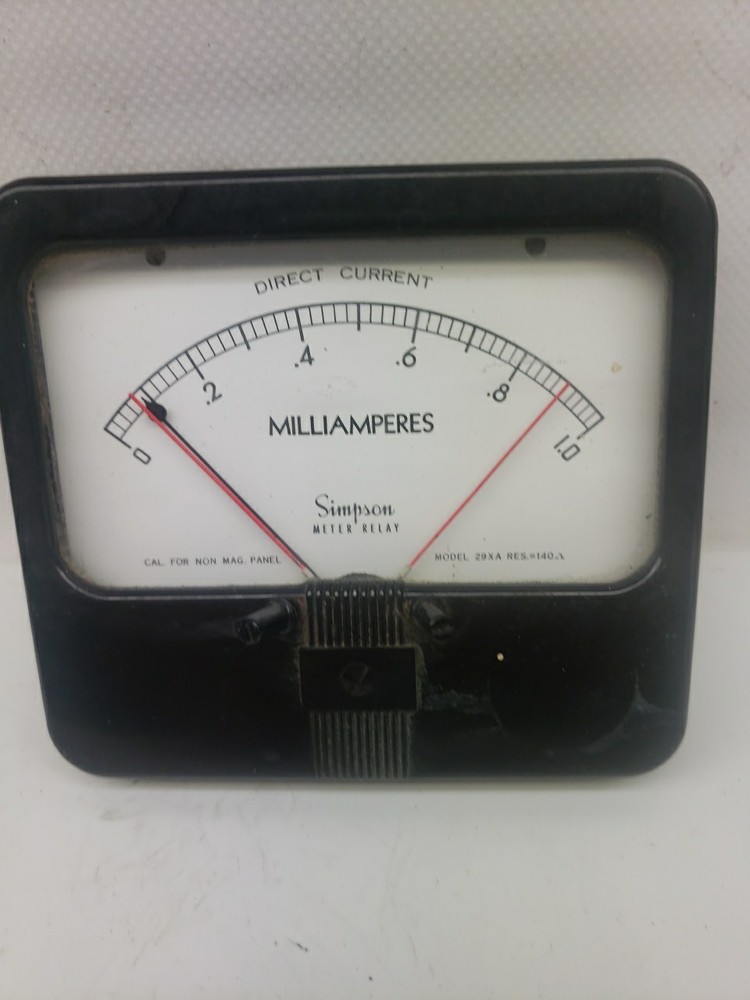 Simpson DC milliamperes meter model 47688