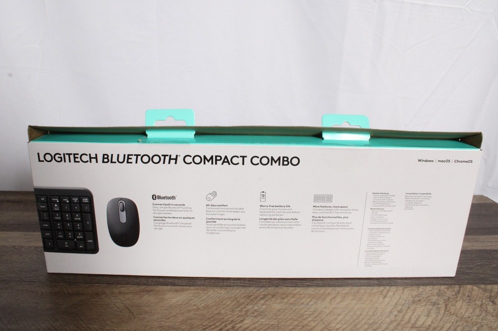 Logitech Bluetooth Compact Combo - Pink Or Black: Wireless Technology 920-013509