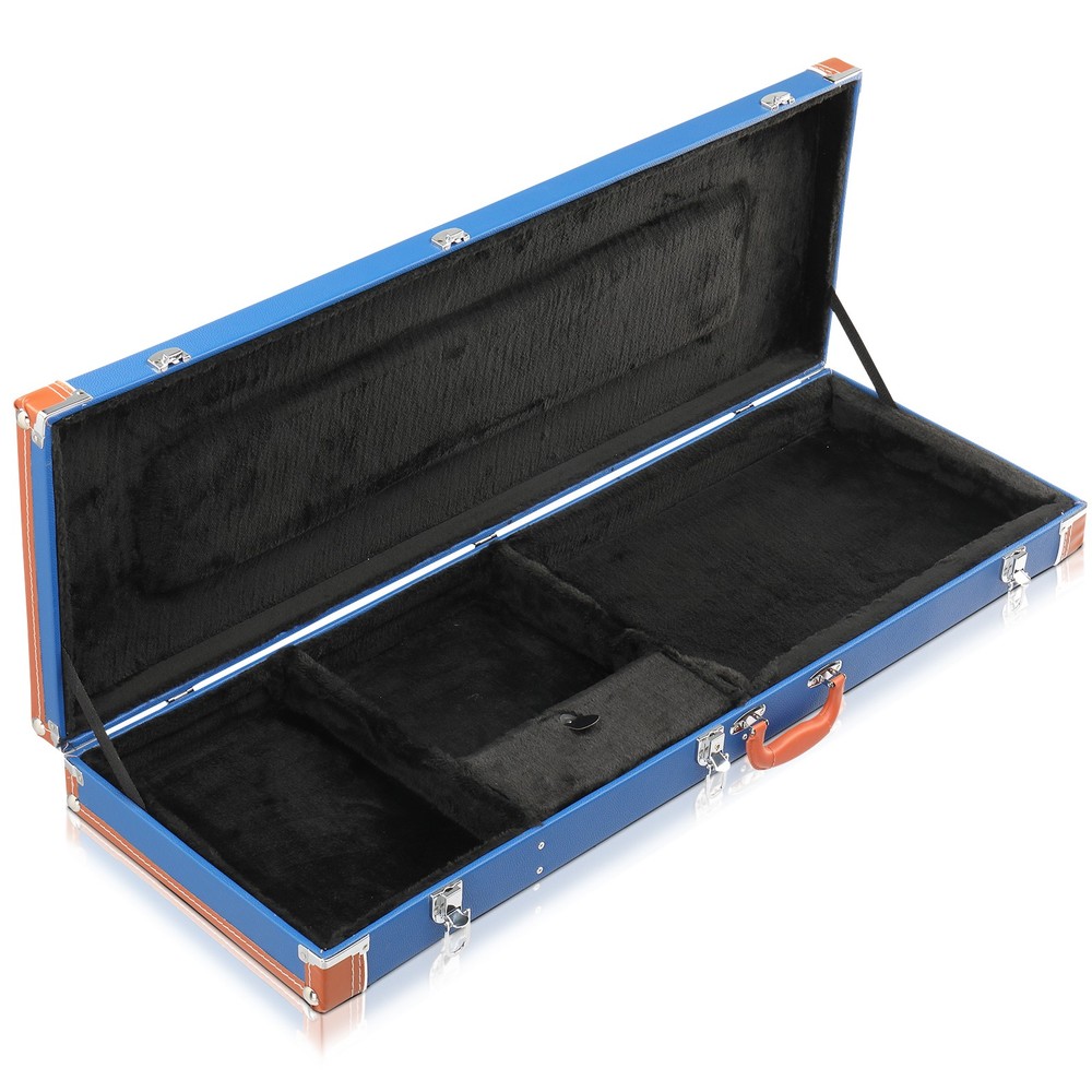 Glarry 39" Electric Guitar Hard-Shell Protective Portable Case Latch Padding