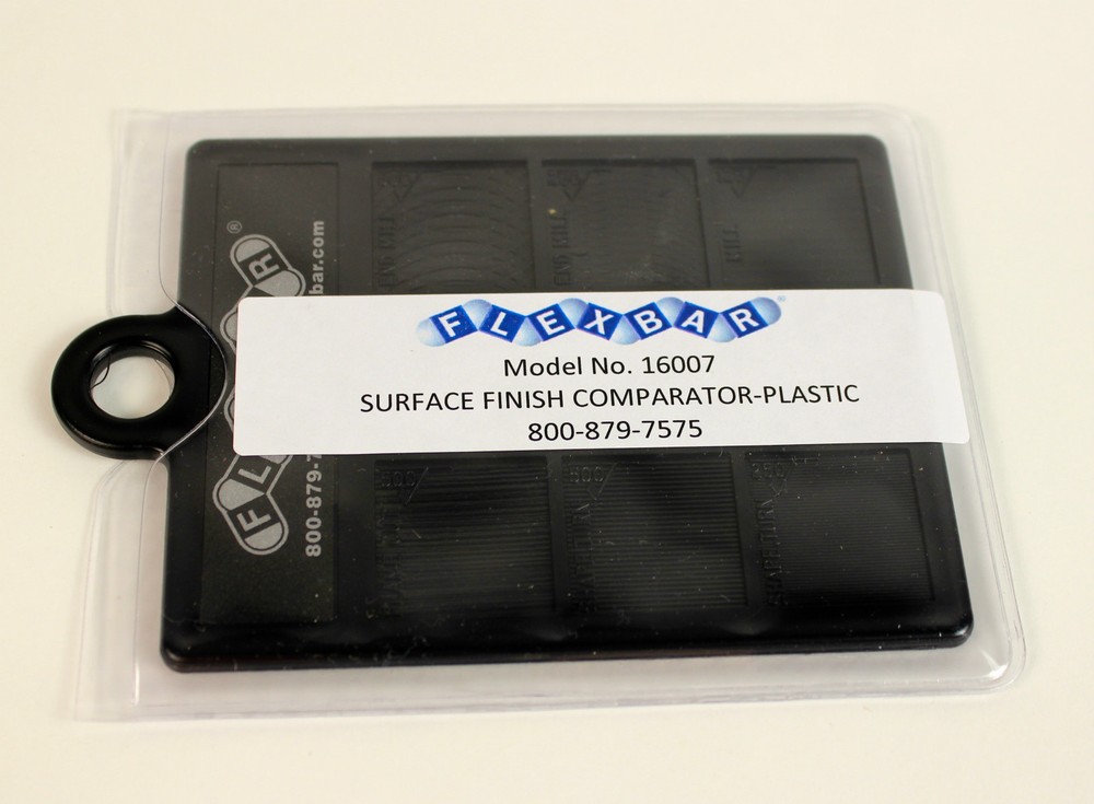 FLEXBAR SURFACE FINISH COMPARATOR- PLASTIC - #16007