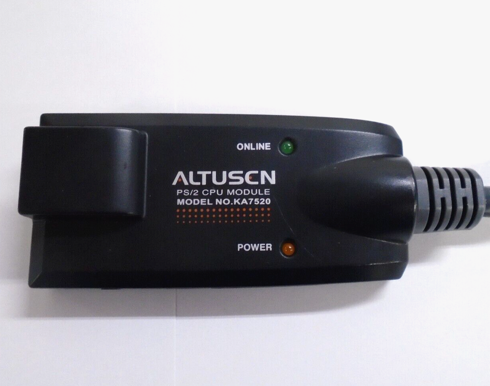 Used Altusen PS/2 CPU Module | KA7520 | Mouse & Keyboard / KVM Adapter Cable