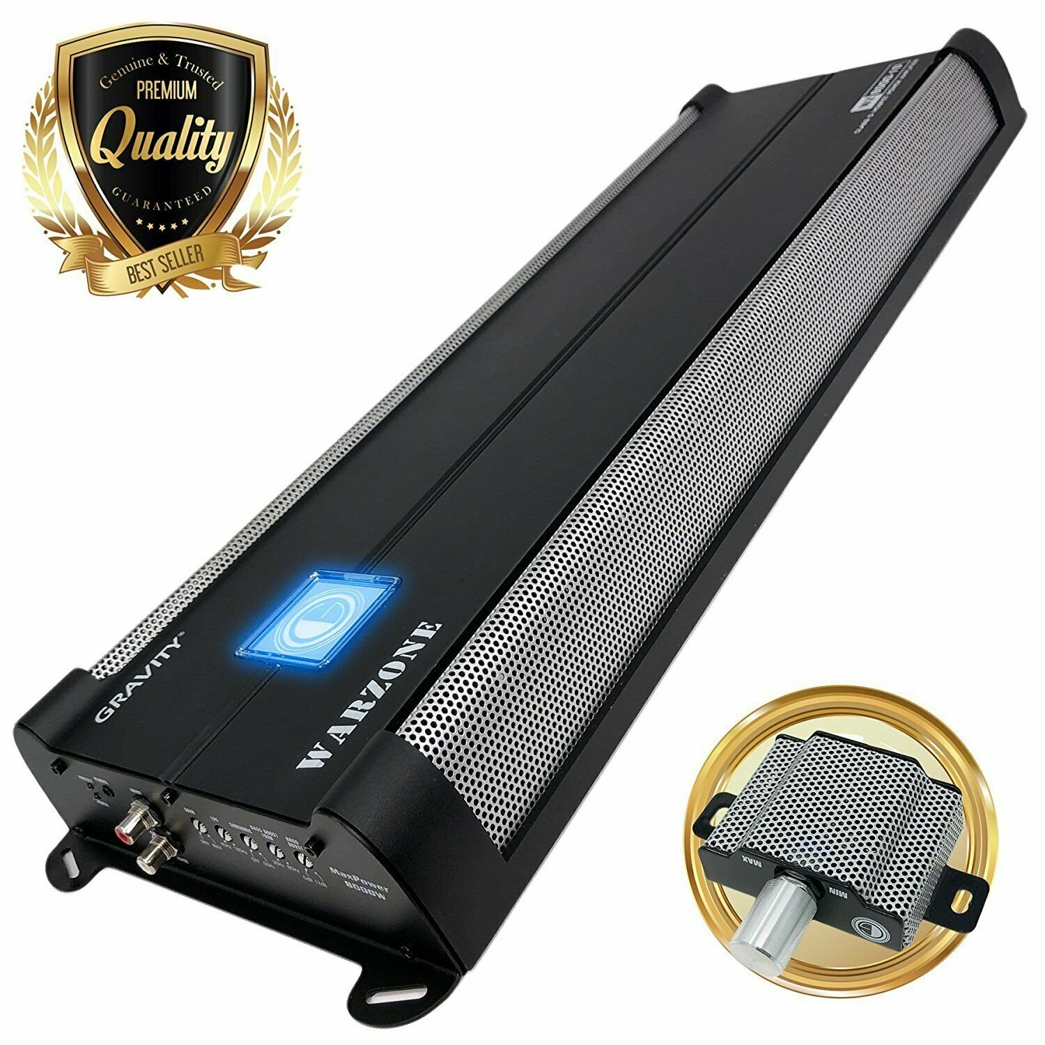 Gravity 8000 Watts Class D 1 Ohm Stable car audio Sub bass Competition Amplifier