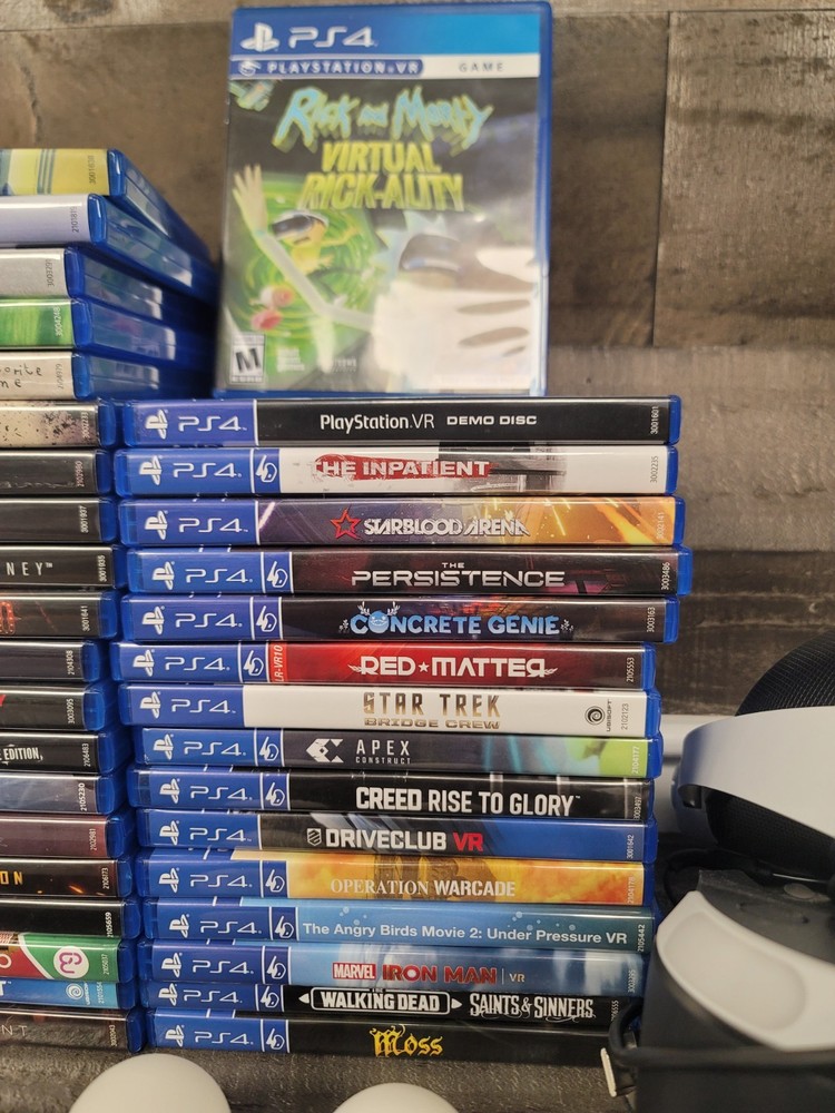 Sony Playstation PS4 VR Headset With 36 VR Games MEGA BUNDLE