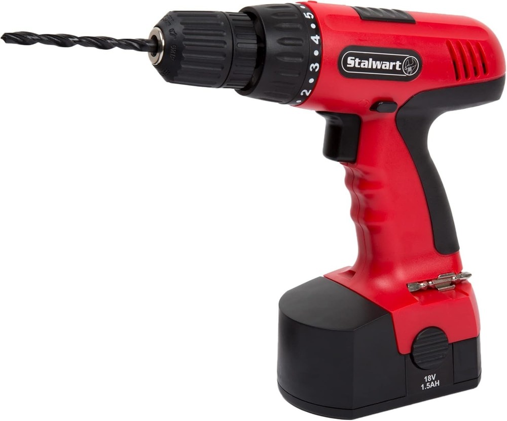 18V Cordless Drill Set - 89-Piece Kit with Rechargeable Battery & Assorted Bits