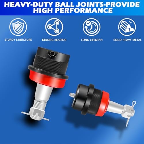 10642 Ball Joint Kit - Upper & Lower Heavy Duty Replacement Compatible with