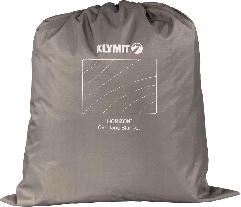 Horizon Overland Packable Camping Blanket and Comforter, Gray